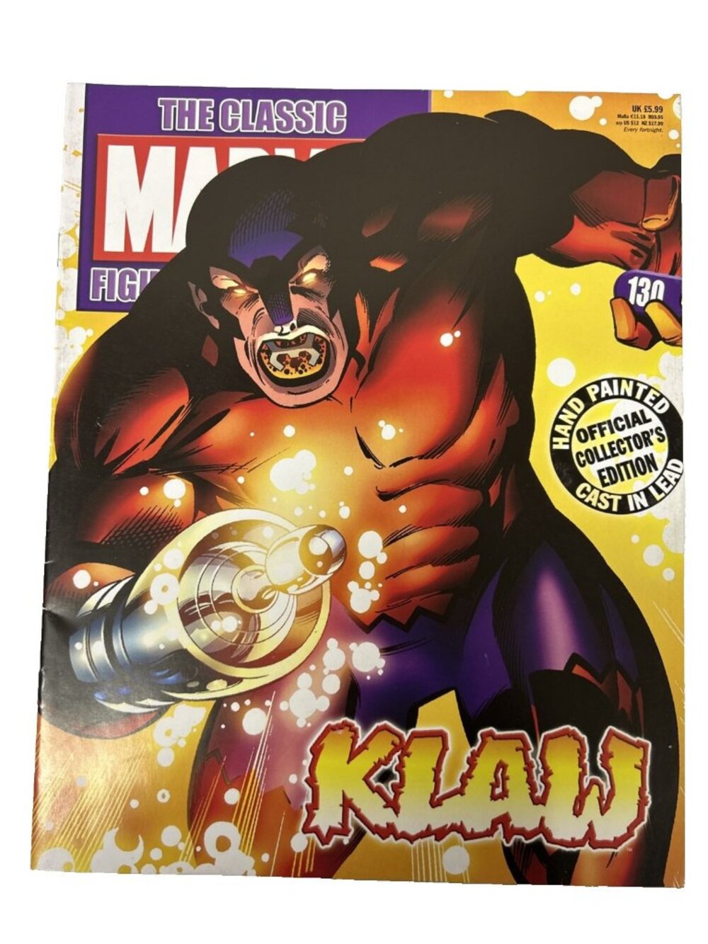 Marvel Comic Book The Classic 130 Klaw Comic Book